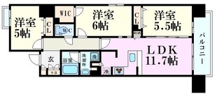 扇町駅 徒歩6分 4階の物件間取画像